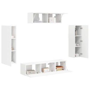 TV-Schrank 5er Set Weiß