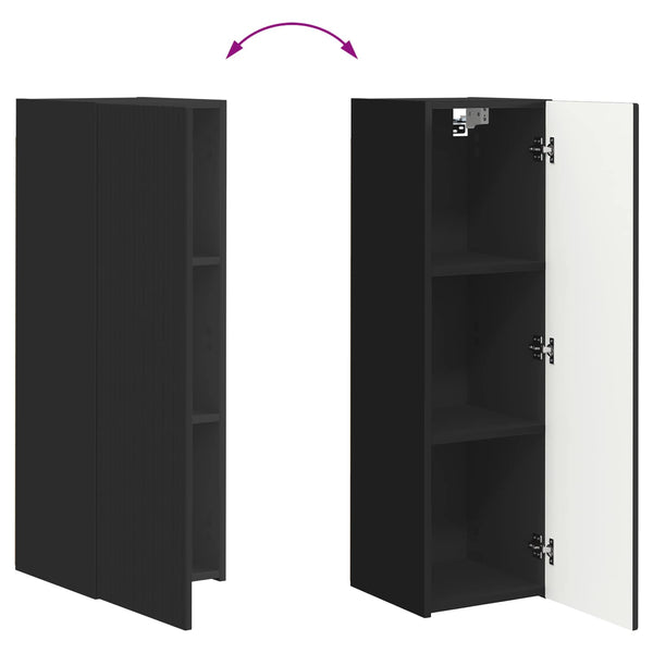 TV-Schrank Set 5-teilig Schwarz