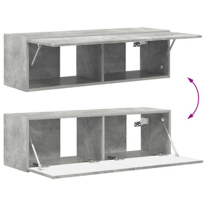 TV-Schrank 5-teilig Beton Grau