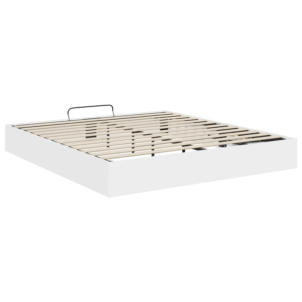 Ottoman Bettgestell Weiß 180x200 cm