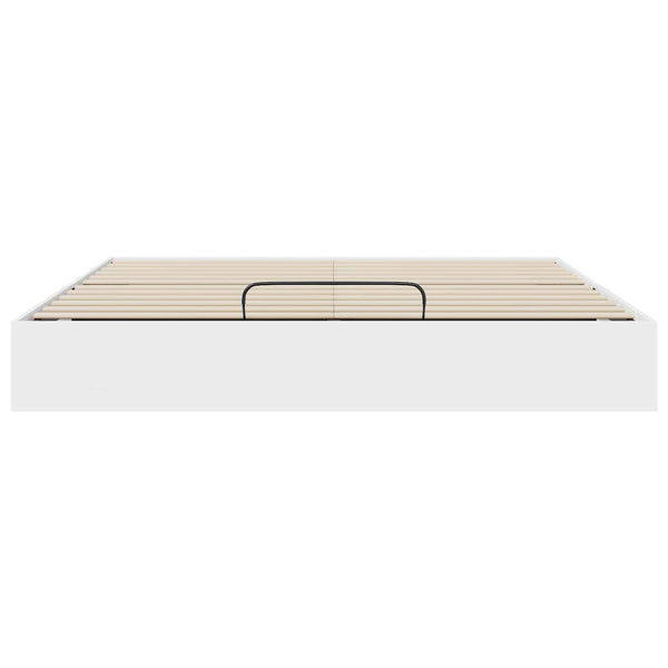 Ottoman Bettgestell Weiß 180x200 cm