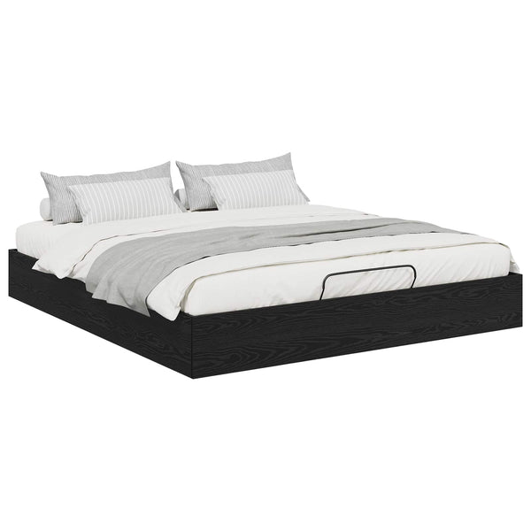 Ottoman Bettgestell Schwarze Eiche 180x200 cm
