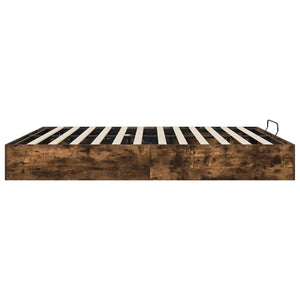 Ottoman Bettgestell Geräucherte Eiche 180x200 cm