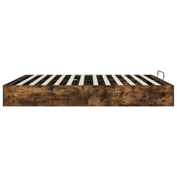 Ottoman Bettgestell Geräucherte Eiche 180x200 cm