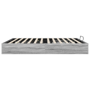 Ottoman Bettgestell 180x200 cm Grau Sonoma