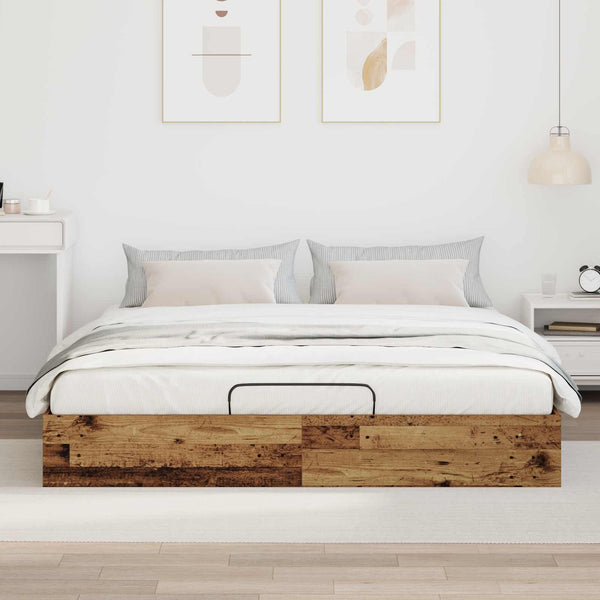 Ottoman Bettgestell Altholz 180x200 cm