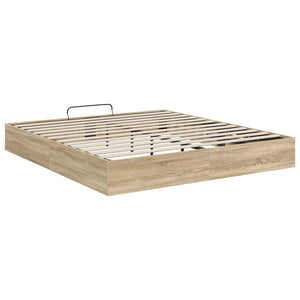 Ottoman Bettgestell Sonoma-Eiche 160x203 cm