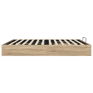 Ottoman Bettgestell Sonoma-Eiche 160x203 cm