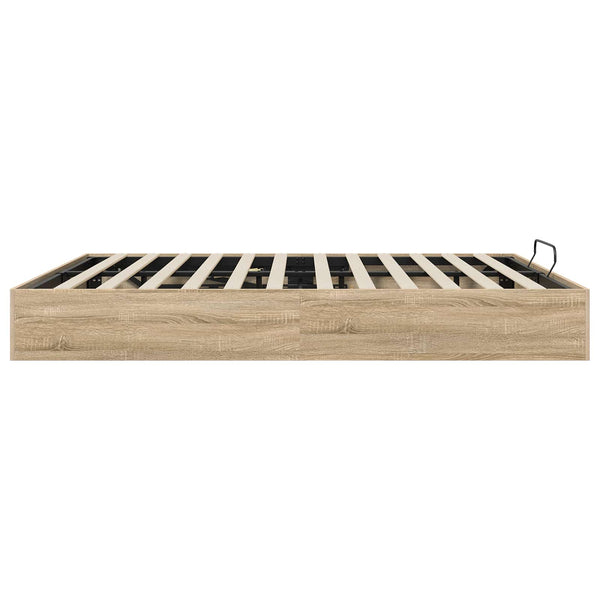 Ottoman Bettgestell Sonoma-Eiche 160x203 cm