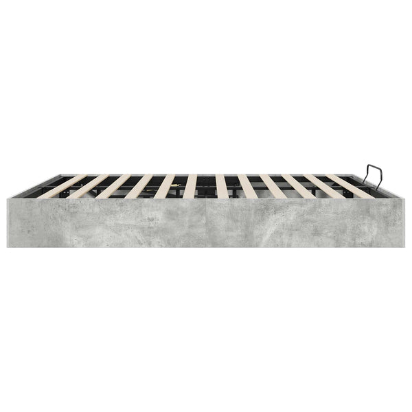 Ottoman Bettgestell Betongrau 160x200 cm
