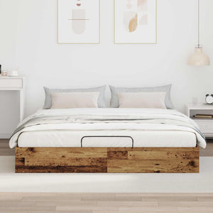 Ottoman Bettgestell Altholz 160x200 cm