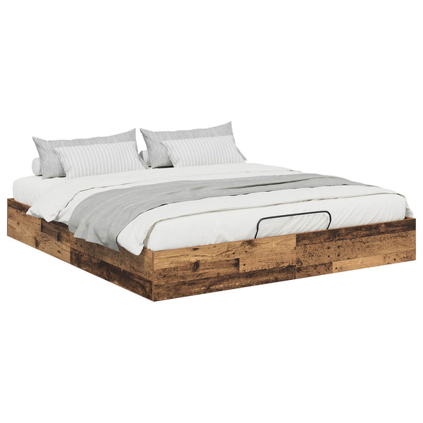 Ottoman Bettgestell Altholz 160x200 cm