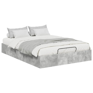 Ottoman Bettgestell Betongrau 150x200 cm