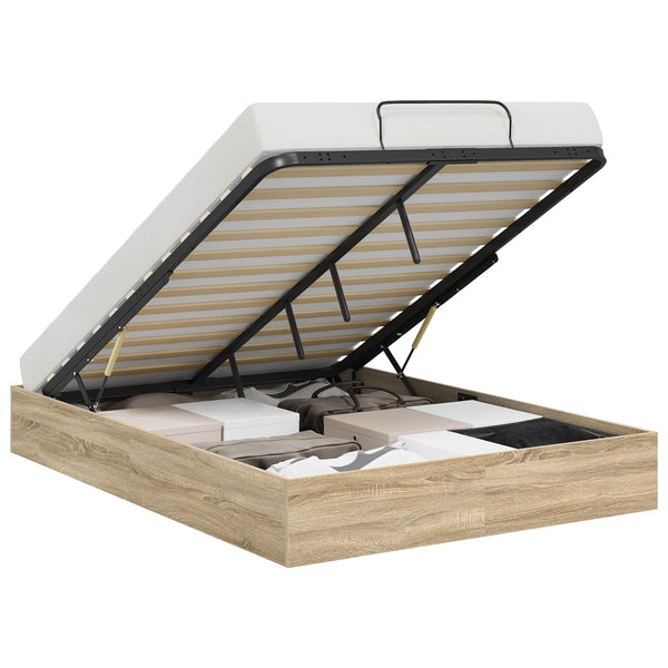 Ottoman Bettgestell Sonoma-Eiche 140x203 cm