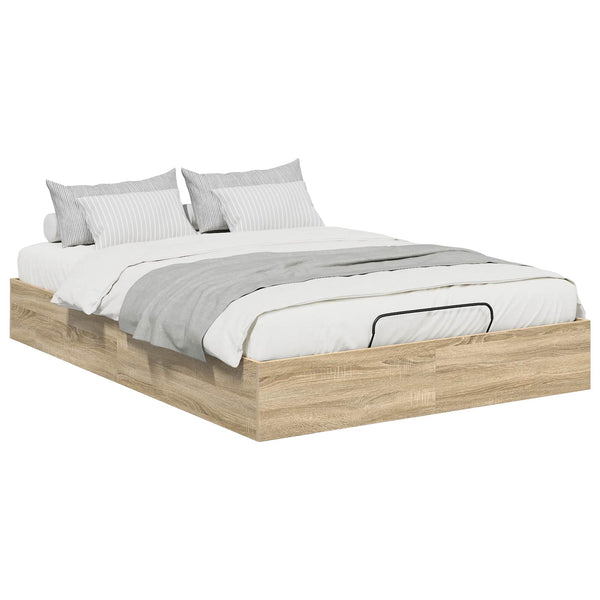 Ottoman Bettgestell Sonoma-Eiche 140x203 cm