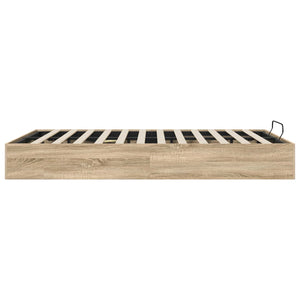 Ottoman Bettgestell Sonoma-Eiche 140x203 cm