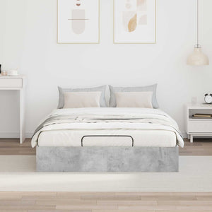Ottoman Bettgestell 140x200 Betongrau
