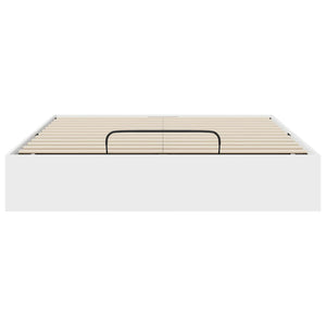 Ottoman Bettgestell Weiß 203x120 cm