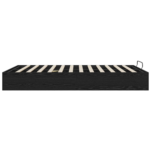 Ottoman Bettgestell 203x120 cm Schwarze Eiche