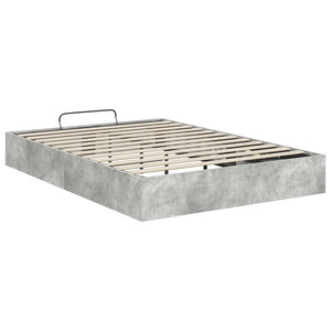 Ottoman Bettgestell 120x200 Betongrau