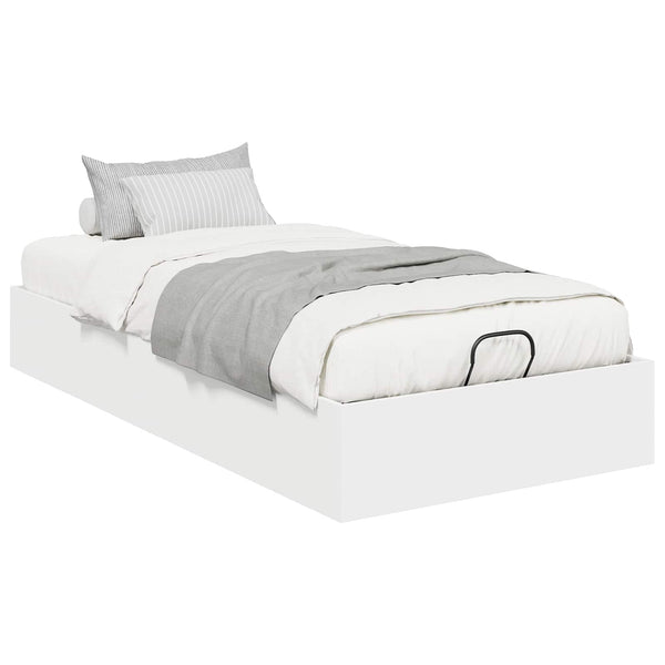 Ottoman Bettgestell Weiß 203x100 cm