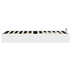 Ottoman Bettgestell Weiß 203x100 cm