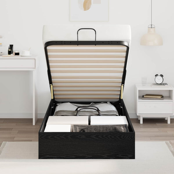 Ottoman Bettgestell Schwarze Eiche 203x100 cm