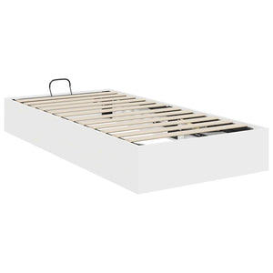 Ottoman Bettgestell Weiß 203x90 cm