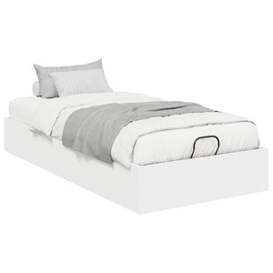 Ottoman Bettgestell Weiß 203x90 cm