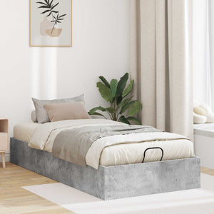 Ottoman Bettgestell 90x200 Betongrau