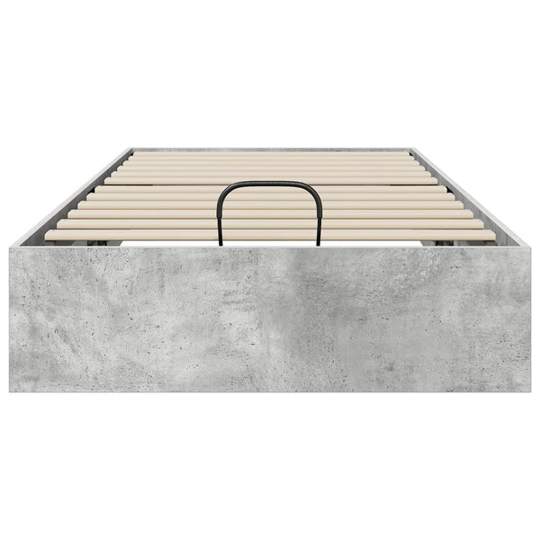 Ottoman Bettgestell 90x200 Betongrau