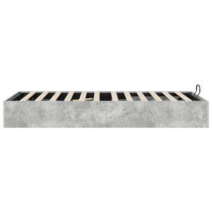 Ottoman Bettgestell 90x200 Betongrau