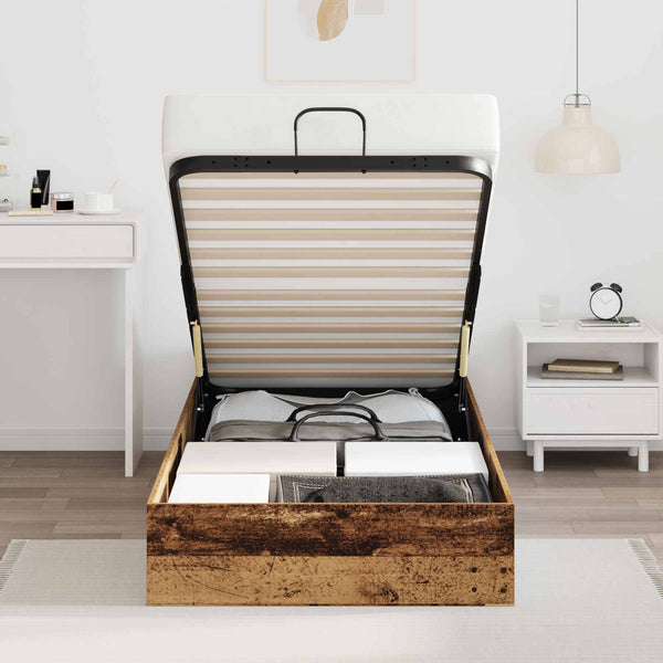 Ottoman Bettgestell Altholz 90x203 cm