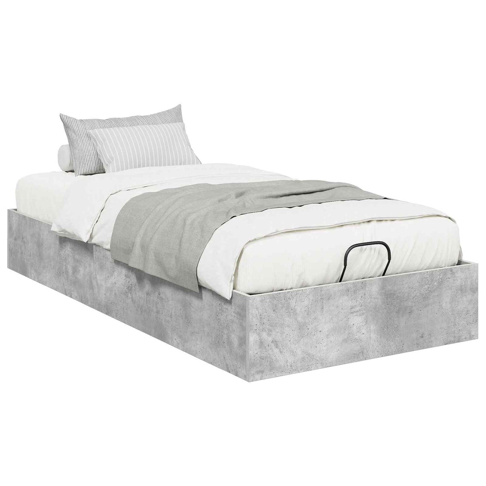 Ottoman Bettgestell 80,5x200 cm Betongrau