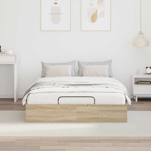 Ottoman Bettgestell Sonoma-Eiche 140x193 cm