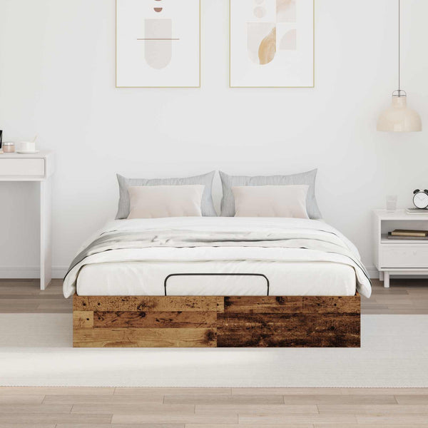 Ottoman Bettgestell Altholz 140x193 cm