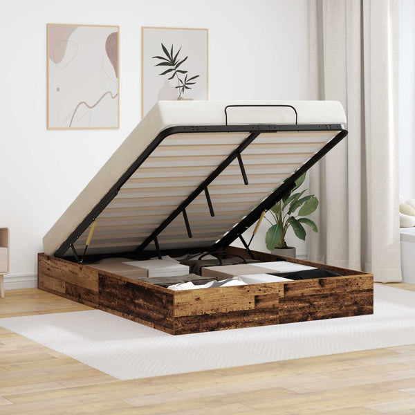 Ottoman Bettgestell Altholz 193x135 cm