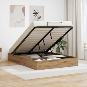 Ottoman Bettgestell 135x190 cm Artisan Eiche