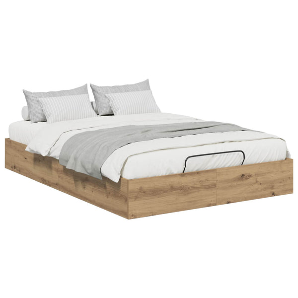 Ottoman Bettgestell 135x190 cm Artisan Eiche