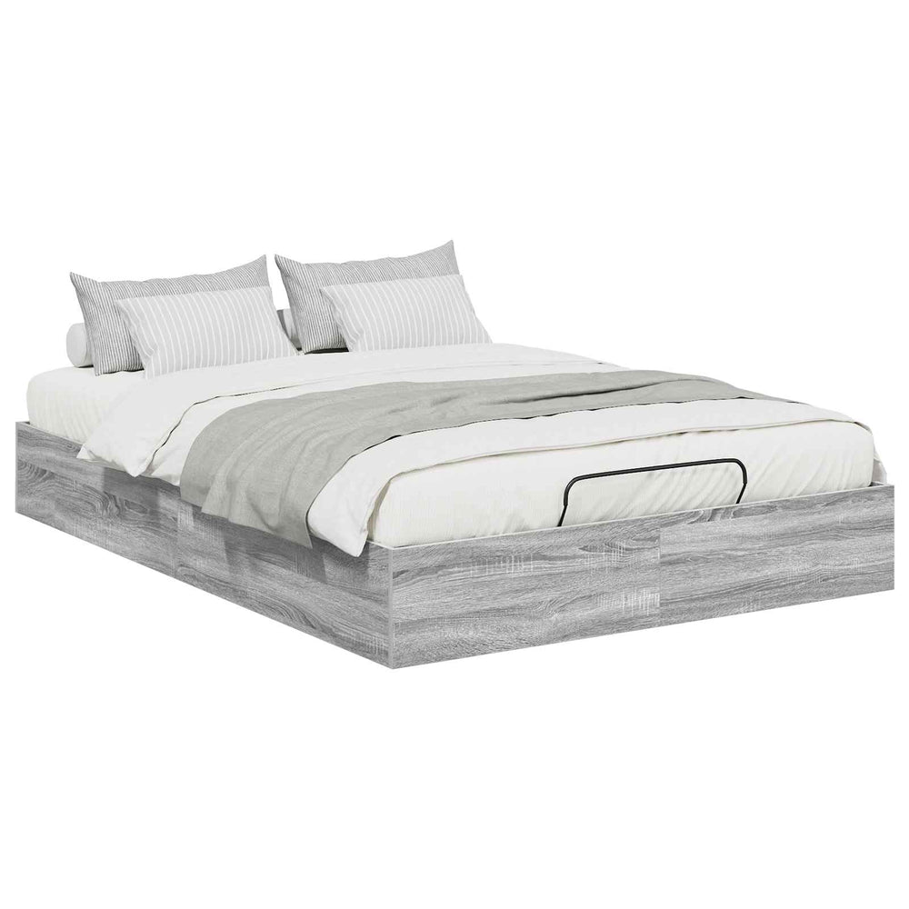 Ottoman Bettgestell 193x120 cm Grau Sonoma