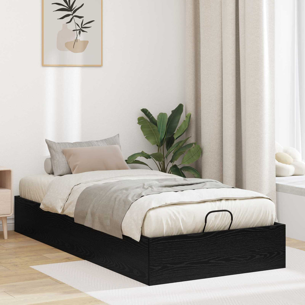 Ottoman Bettgestell Schwarze Eiche 193x90 cm