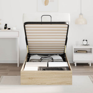 Ottoman Bettgestell Sonoma-Eiche 193x90 cm
