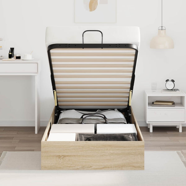 Ottoman Bettgestell Sonoma-Eiche 193x90 cm