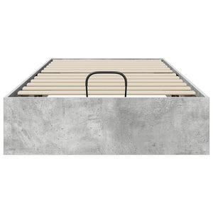 Ottoman Bettgestell Betongrau 90x190 cm