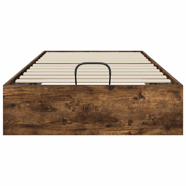 Ottoman Bettgestell Geräucherte Eiche 193x90 cm