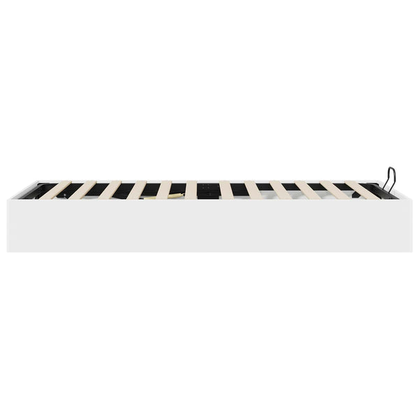 Ottoman Bettgestell Weiß 75,5x190 cm
