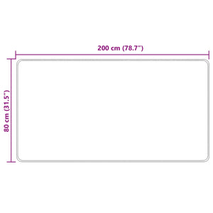 Teppichläufer MARSA Creme 80x200 cm