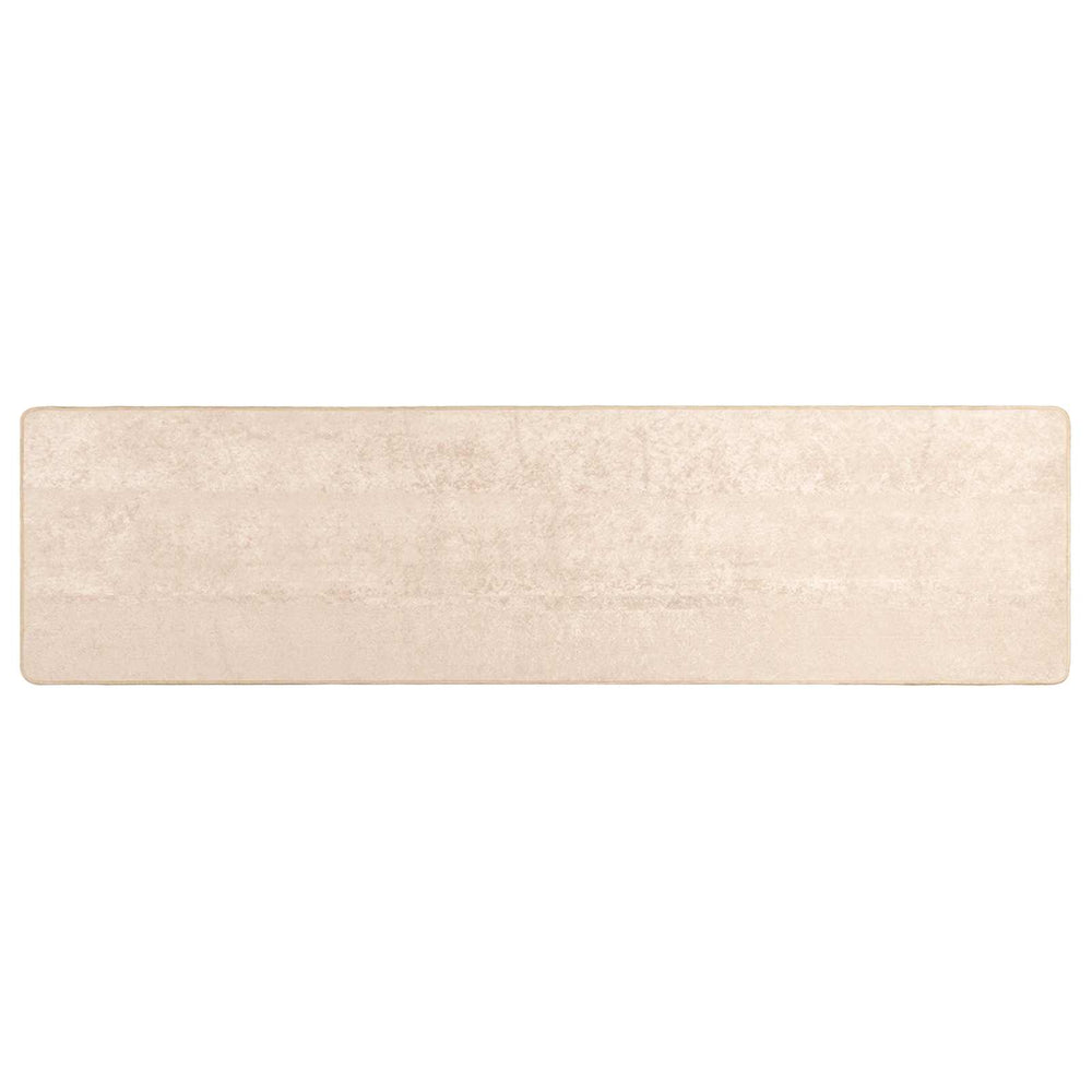Creme Teppichläufer 80x300 cm