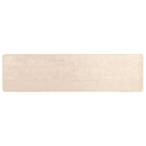 Creme Teppichläufer 80x350 cm