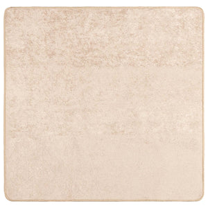 Creme Teppichläufer 100x100 cm
